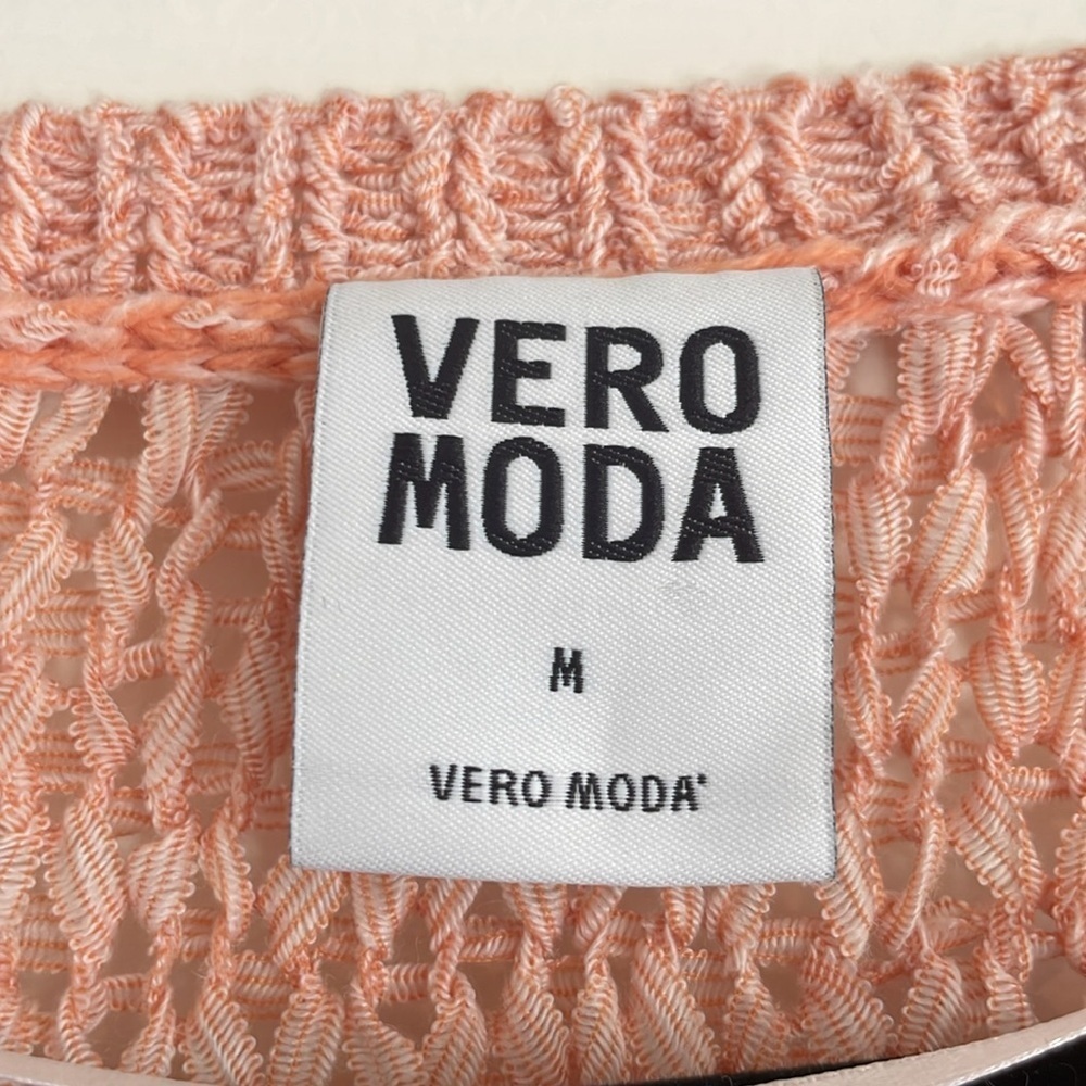 Vero Moda Peach Sweater SZ M - Picture 2 of 5